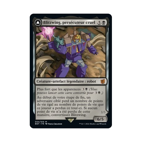 (FOIL) Noir - Blitzwing, persécuteur cruel (M) [BOT]
