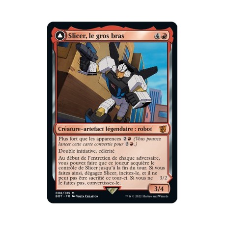 (FOIL) Rouge - Slicer, le gros bras (M) [BOT]