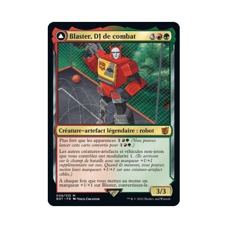 (FOIL) Multicolore - Blaster, DJ de combat (M) [BOT]