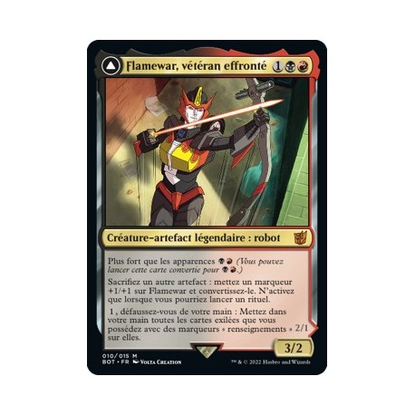 (FOIL) Multicolore - Flamewar, vétéran effronté (M) [BOT]