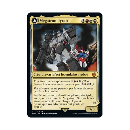 (FOIL) Multicolore - Megatron, tyran (M) [BOT]