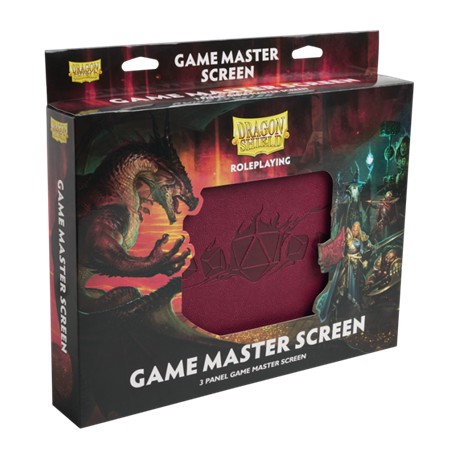 Game Master Screen - Blood Red - Dragon Shield
