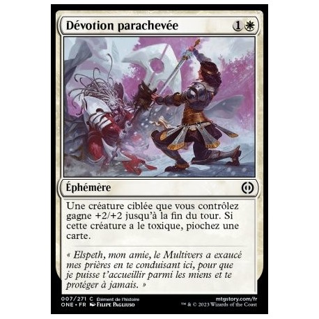 (FOIL) Blanche - Dévotion parachevée (C) [ONE]