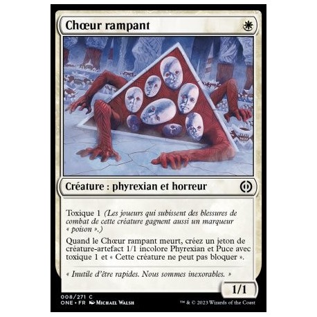 (FOIL) Blanche - Choeur rampant (C) [ONE]