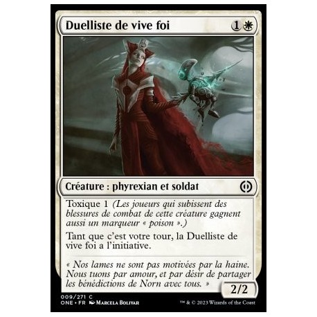 (FOIL) Blanche - Duelliste de vive foi (C) [ONE]