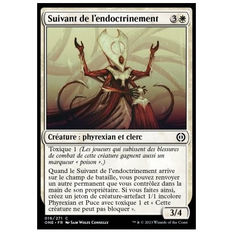 (FOIL) Blanche - Suivant de l'endoctrinement (C) [ONE]