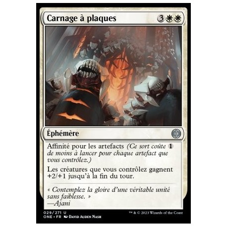(FOIL) Blanche - Carnage à plaques (U) [ONE]