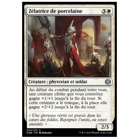 (FOIL) Blanche - Zélatrice de porcelaine (U) [ONE]