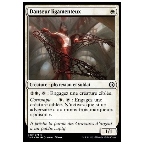 (FOIL) Blanche - Danseur ligamenteux (V1) (C) [ONE]