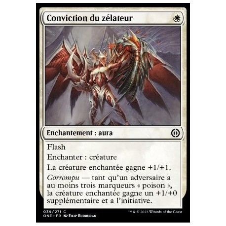 (FOIL) Blanche - Conviction du zélateur (C) [ONE]
