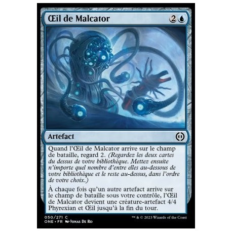 (FOIL) Bleue - Œil de Malcator (C) [ONE]