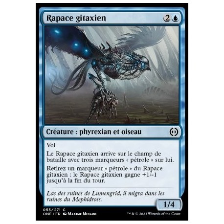 (FOIL) Bleue - Rapace gitaxien (C) [ONE]