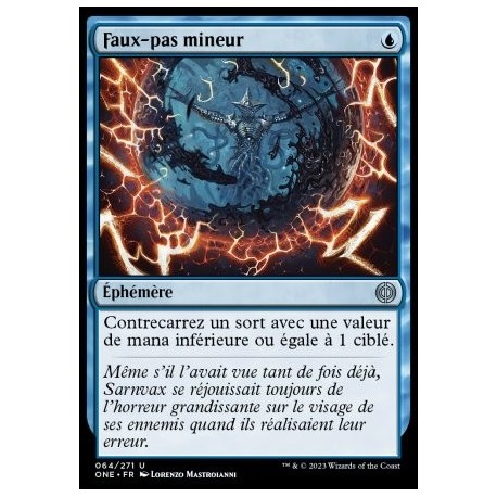 (FOIL) Bleue - Faux-pas mineur (U) [ONE]