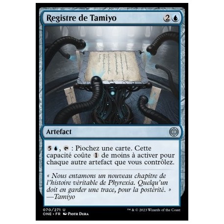 (FOIL) Bleue - Registre de Tamiyo (U) [ONE]