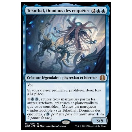 (FOIL) Bleue - Tekuthal, Dominus des enquêtes (V1) (M) [ONE]