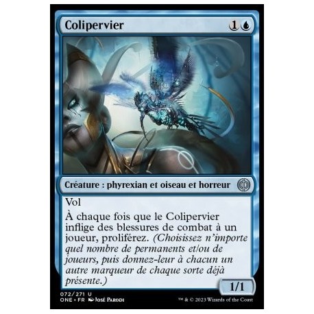 (FOIL) Bleue - Colipervier (V1) (U) [ONE]