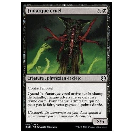 (FOIL) Noire - Funarque cruel (C) [ONE]