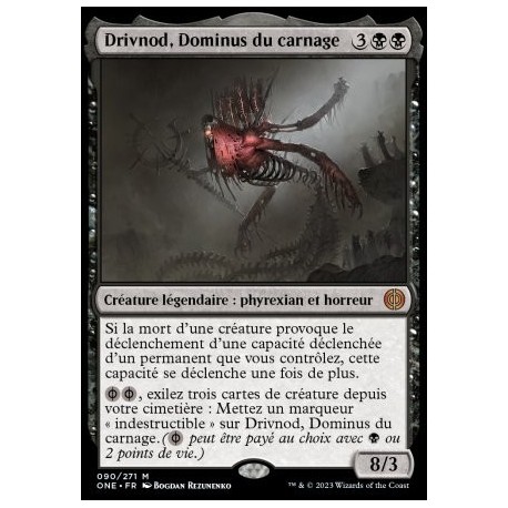 (FOIL) Noire - Drivnod, Dominus du carnage (V1) (M) [ONE]