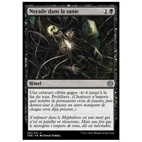 (FOIL) Noire - Noyade dans la sanie (U) [ONE]