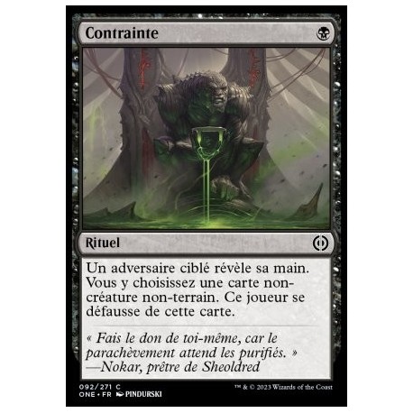(FOIL) Noire - Contrainte (C) [ONE]
