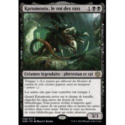 (FOIL) Noire - Karumonix, le roi des rats (V1) (R) [ONE]