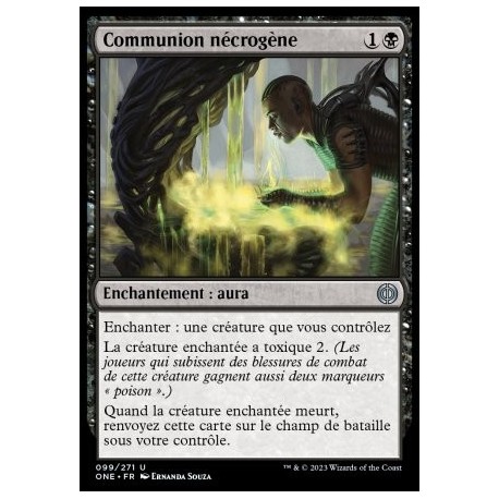 (FOIL) Noire - Communion nécrogène (U) [ONE]