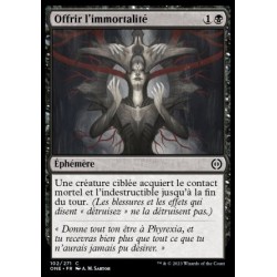 (FOIL) Noire - Offrir l'immortalité (C) [ONE]