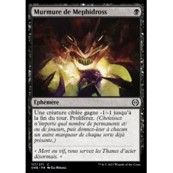 (FOIL) Noire - Murmure de Mephidross (C) [ONE]