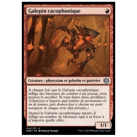 (FOIL) Rouge - Galopin cacophonique (U) [ONE]