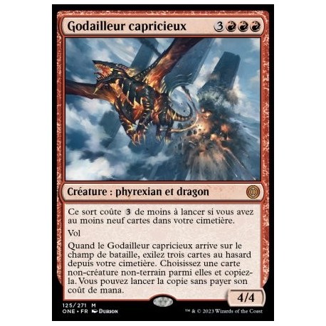 (FOIL) Rouge - Godailleur capricieux (V1) (M) [ONE]