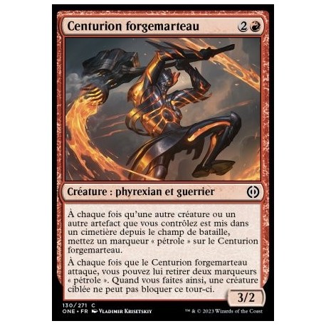 (FOIL) Rouge - Centurion forgemarteau (C) [ONE]