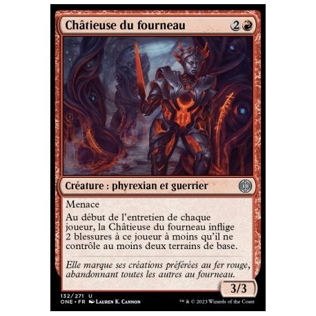 (FOIL) Rouge - Châtieuse du fourneau (V1) (U) [ONE]