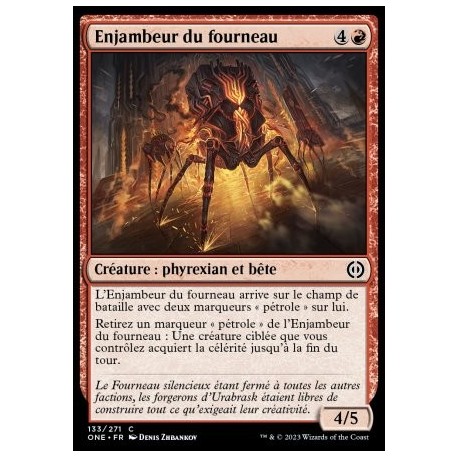 (FOIL) Rouge - Enjambeur du fourneau (C) [ONE]