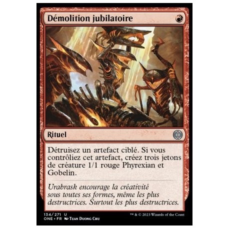(FOIL) Rouge - Démolition jubilatoire (U) [ONE]