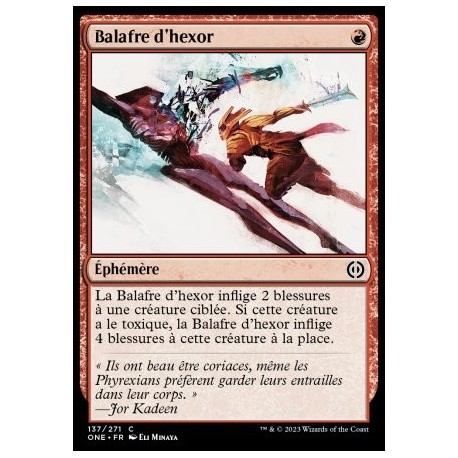 (FOIL) Rouge - Balafre d'hexor (C) [ONE]