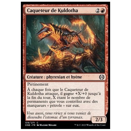 (FOIL) Rouge - Caqueteur de Kuldotha (C) [ONE]