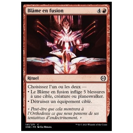 (FOIL) Rouge - Blâme en fusion (C) [ONE]