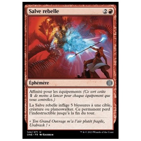 (FOIL) Rouge - Salve rebelle (U) [ONE]