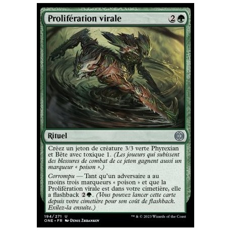 (FOIL) Verte - Prolifération virale (U) [ONE]