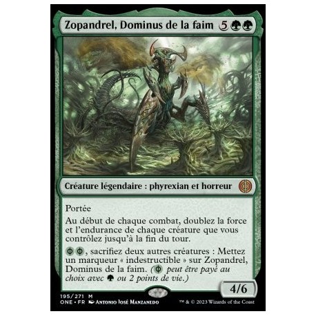 (FOIL) Verte - Zopandrel, Dominus de la faim (V1) (M) [ONE]