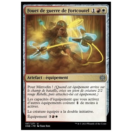 (FOIL) Multicolore - Fouet de guerre de Fortcoutel (U) [ONE]