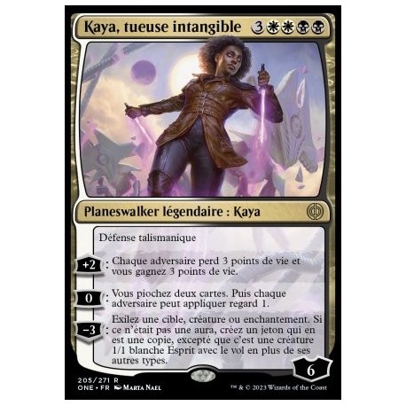 (FOIL) Multicolore - Kaya, tueuse intangible (V1) (R) [ONE]