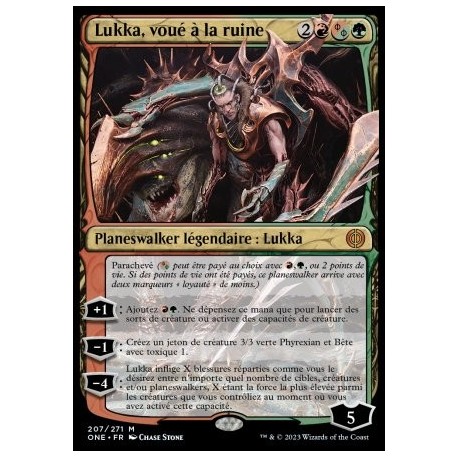 (FOIL) Multicolore - Lukka, voué à la ruine (V1) (M) [ONE]