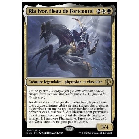 (FOIL) Multicolore - Ria Ivor, fléau de Fortcoutel (V1) (R) [ONE]