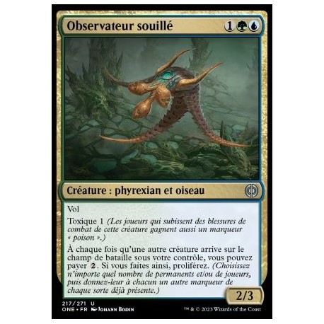 (FOIL) Multicolore - Observateur souillé (U) [ONE]