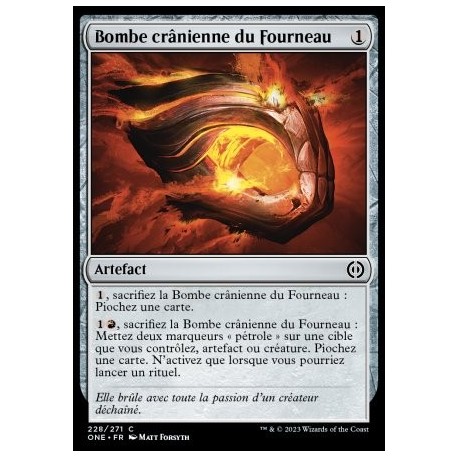 (FOIL) Artefact - Bombe crânienne du Fourneau (C) [ONE]