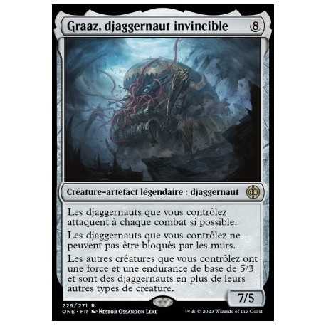 (FOIL) Artefact - Graaz, djaggernaut invincible (V1) (R) [ONE]