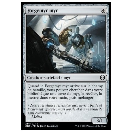 (FOIL) Artefact - Forgemyr myr (C) [ONE]