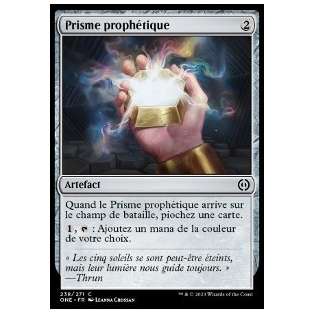 (FOIL) Artefact - Prisme prophétique (C) [ONE]
