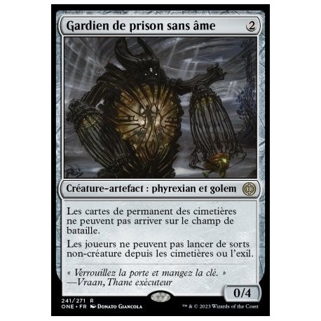 (FOIL) Artefact - Gardien de prison sans âme (R) [ONE]